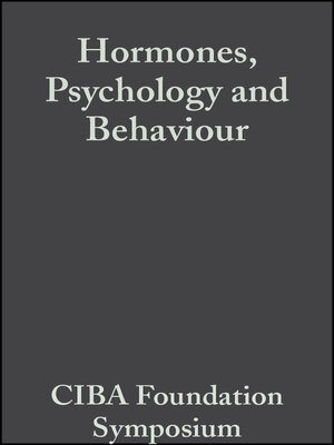 cover image of Hormones, Psychology and Behaviour, Volume 3